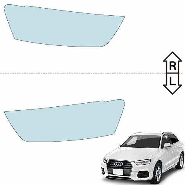 カット済みヘッドライトプロテクションフィルム アウディ Q3 (H27.5-H29.2) (8UCZD型/8UCULB型/8UCULC型) (PH3210K1505A0SA)