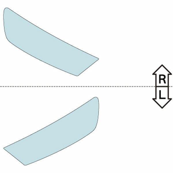 カット済みヘッドライトプロテクションフィルム アウディ Q7 (H28.3-R2.7) (4MCYRS型/4MCYRA型/4MCRES型/4MCREA型) (PH3212K1605A0SA)