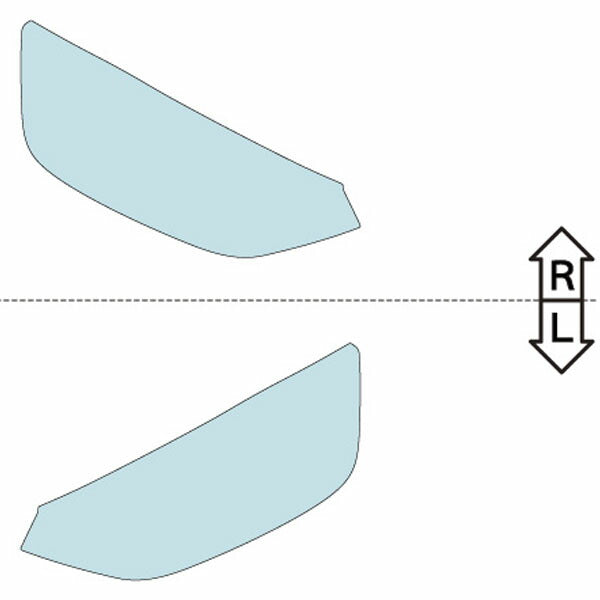 カット済みヘッドライトプロテクションフィルム アウディ S4 セダン (R2.10-) (8WCWGF型) (Base) (PH3214B2005A0SA)