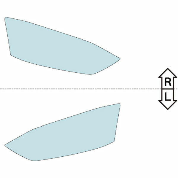 カット済みヘッドライトプロテクションフィルム アウディ S5 クーペ (H29.4-R2.12) (F5CWGF型) (Base) (PH3215C1705A0SA)