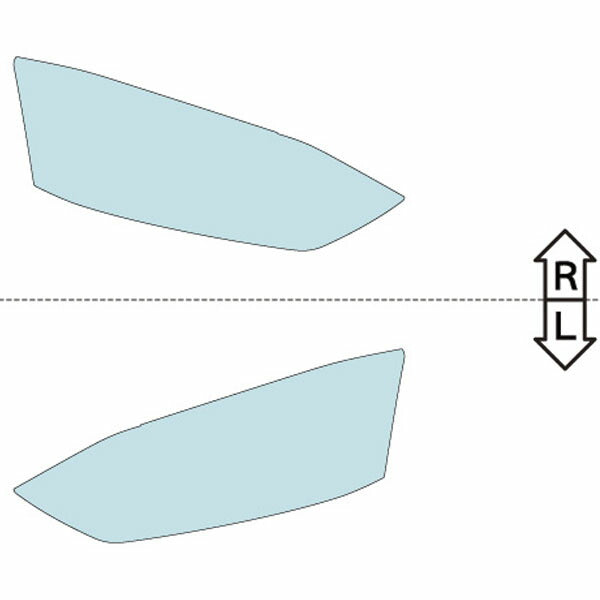 カット済みヘッドライトプロテクションフィルム アウディ S5 スポーツバック (R3.1-) (F5(F5CWGL型)) (Base) (PH3215D2105A0SA)