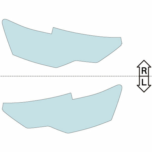 カット済みヘッドライトプロテクションフィルム アウディ S6 セダン (R2.9-R5.11) (F2DKML型) (Base) (PH3216B2005A0SA)