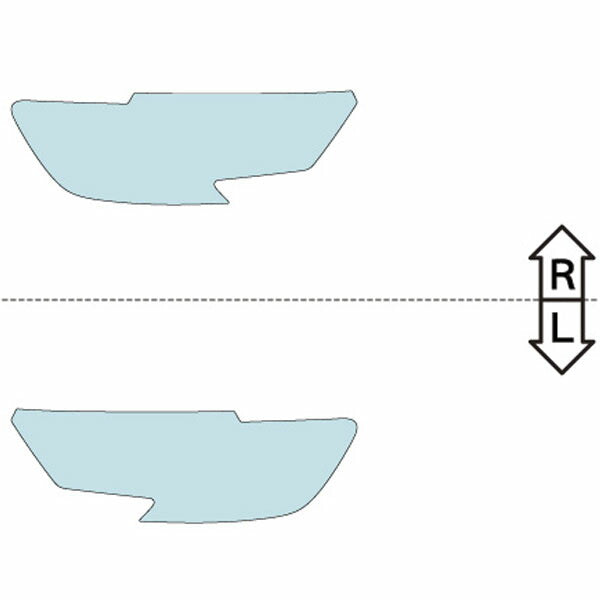 カット済みヘッドライトプロテクションフィルム アウディ RS3 スポーツバック (R2.8-R4.3) (8VDAZF型) (Base) (PH3223H2005A0SA)