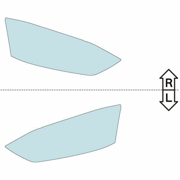 カット済みヘッドライトプロテクションフィルム アウディ RS5 スポーツバック (R3.1-) (F5DECL型) (Base) (PH3225D2105A0SA)