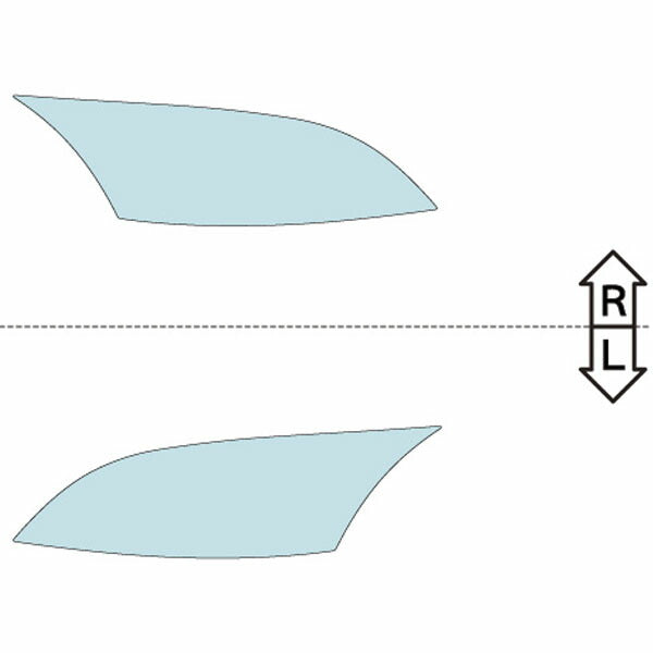 カット済みヘッドライトプロテクションフィルム アウディ TT クーペ (H18.10-H22.8) (8JBWA型/8JBUBF型/8JCCZF型/8JCES型/8JCESF型/8JCDA型) (PH3261C0605A0SA)