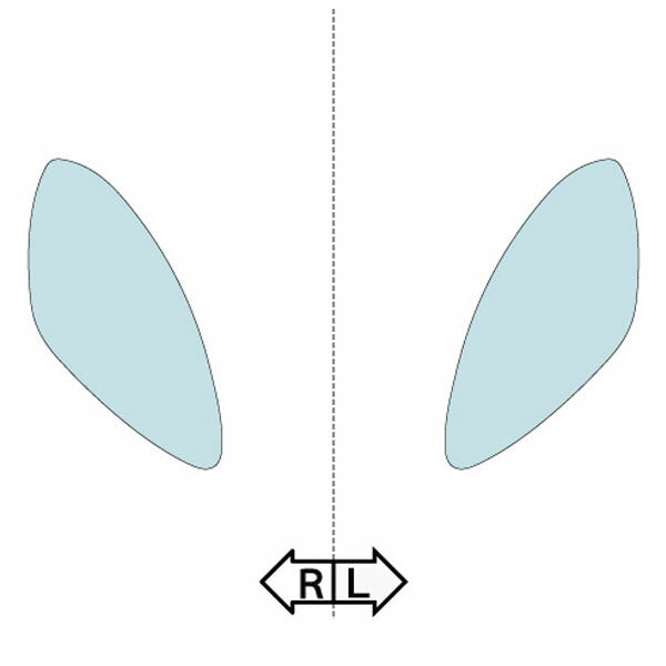 カット済みヘッドライトプロテクションフィルム ロータス Elise (H23.12-H29.5) (1120型/型式不明) (PH4601T1105A0SA)