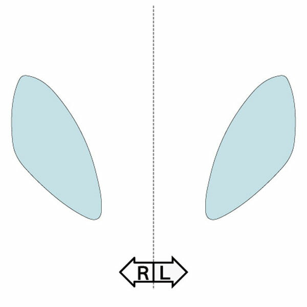 カット済みヘッドライトプロテクションフィルム ロータス Elise (H29.6-R3.12) (1117型) (PH4601T1705A0SA)