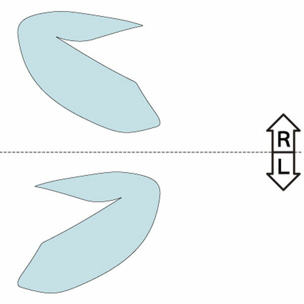 カット済みヘッドライトプロテクションフィルム フィアット アバルト 124 スパイダー (H28.10-R2.12) (NF2EK型) (Base) (PH5065T1605A0SA)