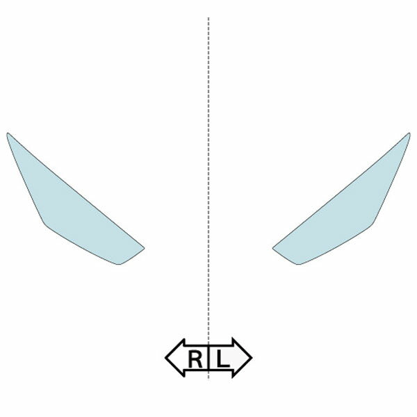 カット済みヘッドライトプロテクションフィルム ランボルギーニ ウラカン スパイダー (H31.2-) (ZFDGF型/ZFDGFB型) (EVO/EVO RWD) (PH5206T1905A0SA)