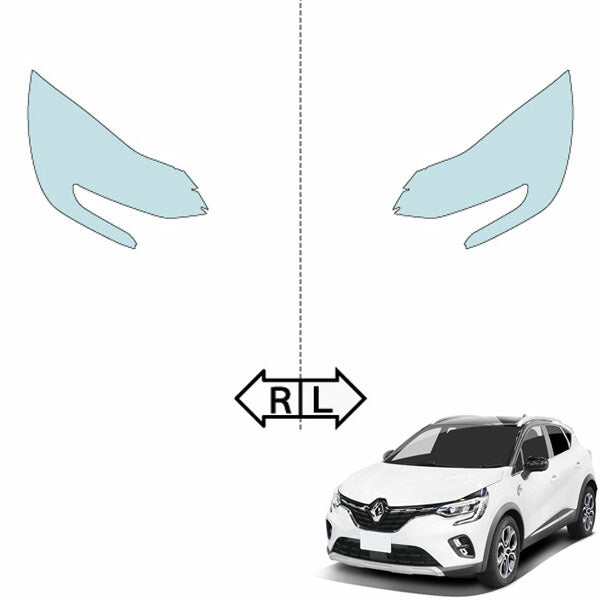 カット済みヘッドライトプロテクションフィルム ルノー キャプチャー (R3.2-R7.5) (HJBH5H型) (INTENS/INTENS Tech Pack) (PH5603K2105A0SA)