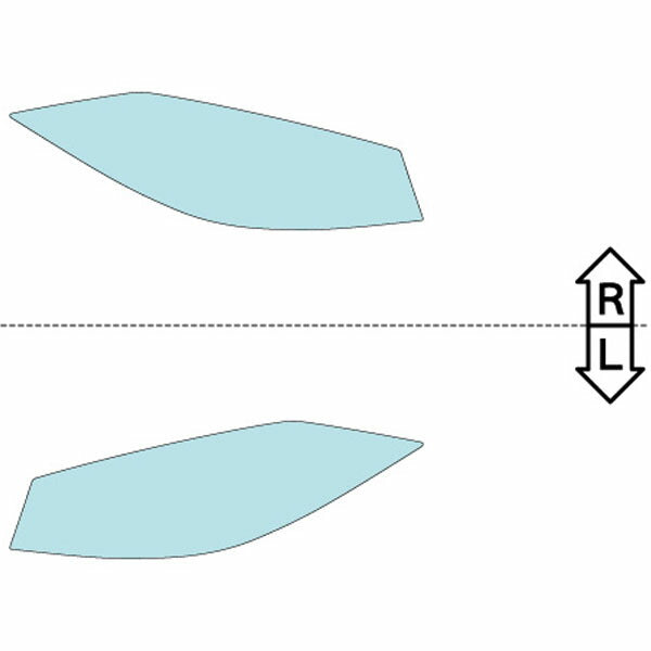 カット済みヘッドライトプロテクションフィルム ルノー メガーヌ (H16.1-H18.10) (MF4型/MK4M(M)型/MF4R2型) (PH5606H0405A0SA)
