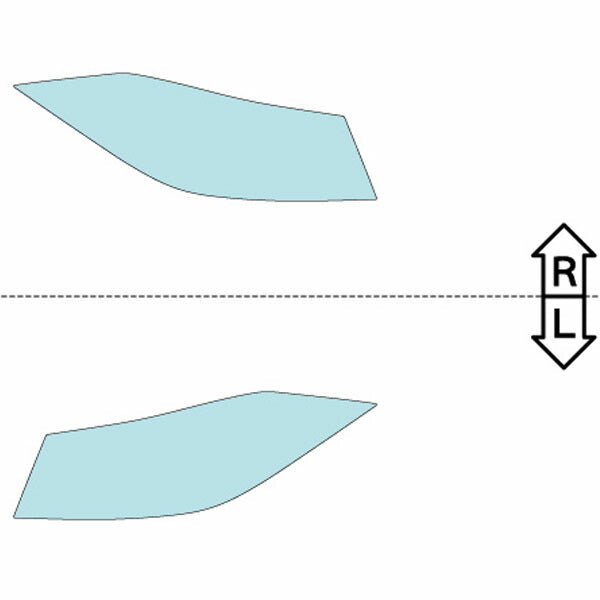 カット済みヘッドライトプロテクションフィルム ルノー メガーヌ (H18.11-H23.1) (MK4M型/MK4MM型/MF4型/MF4R2型) (PH5606H0605A0SA)
