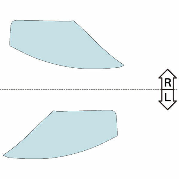 カット済みヘッドライトプロテクションフィルム シトロエン C3 (H18.3-H20.3) (A31KFU型/A31NFU型) (Base) (PH5701H0605A0SA)