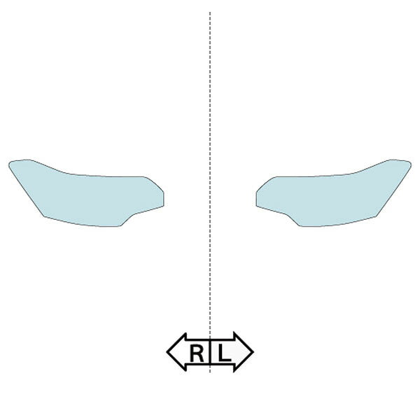 カット済みヘッドライトプロテクションフィルム シトロエン C5 ツアラー (H20.10-H28.6) (X7RFJ型/X75F02型/X7XFV型) (PH5705F0805A0SA)