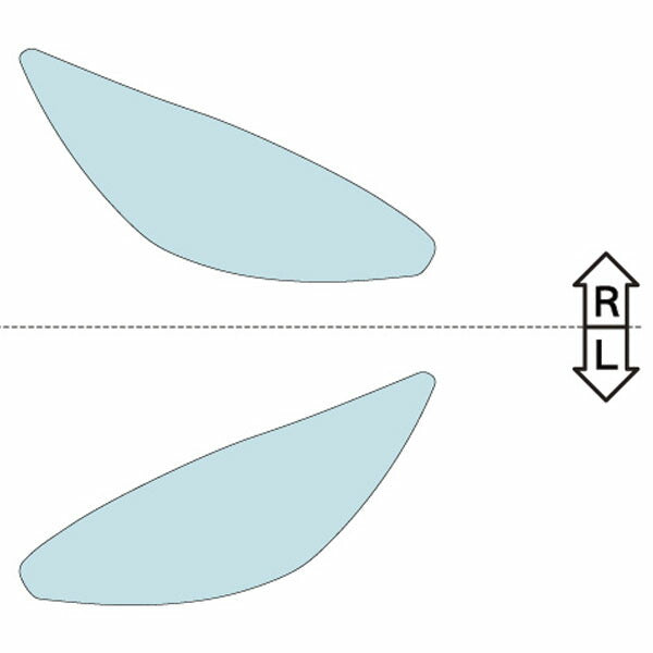 カット済みヘッドライトプロテクションフィルム プジョー 308 (H23.7-H26.10) (T75F01型) (Base) (PH5803H1105A0SA)