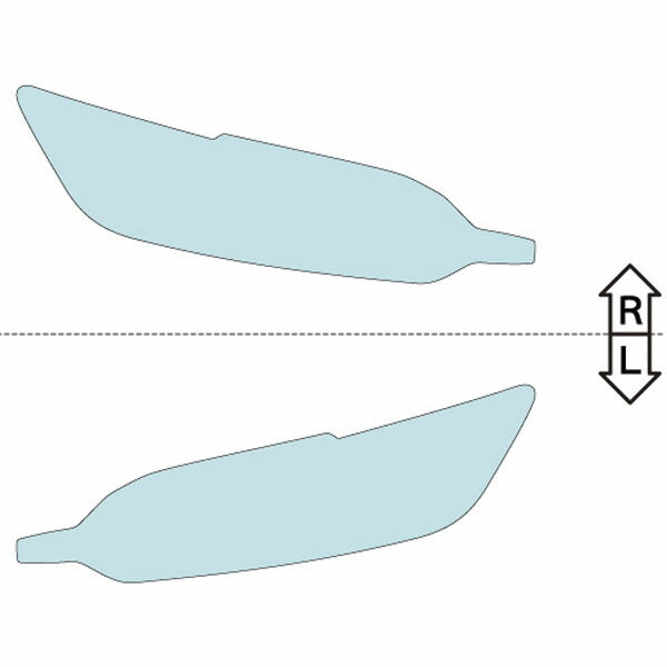 カット済みヘッドライトプロテクションフィルム ボルボ V60 クロスカントリー (H31.4-R4.6) (ZB420型/ZB420TM型) (T5/T5 Pro/B5/B5 Pro) (PH6206K1905A0SA)