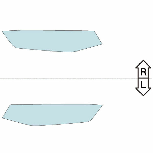 カット済みヘッドライトプロテクションフィルム シボレー カマロ クーペ (H29.11-H30.10) (A1XC型) (LT RS/SS) (PH7107C1705A0SA)