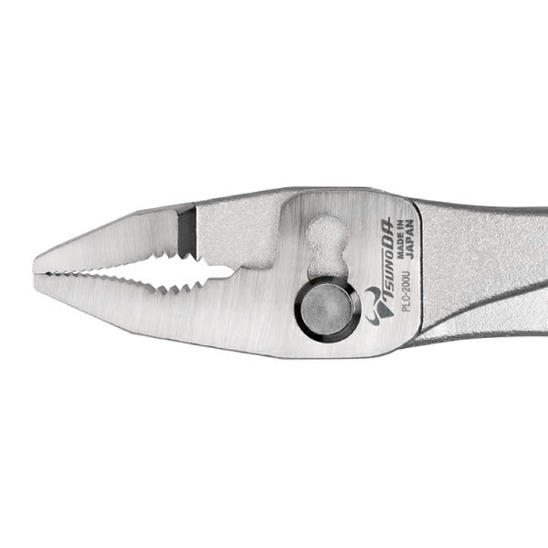 TSUNODA ホールドプライヤー 200mm PLC-200U 平行キャッチ カーブ配列歯で今までにないホールド感 ツノダ TTC