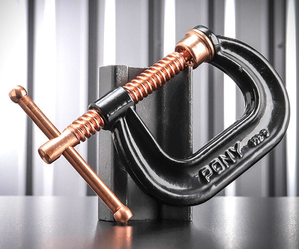 【ワケあり特価品】 (状態B) PONY 402-D PONY スチール カッパー Cクランプ 2インチ ポニー