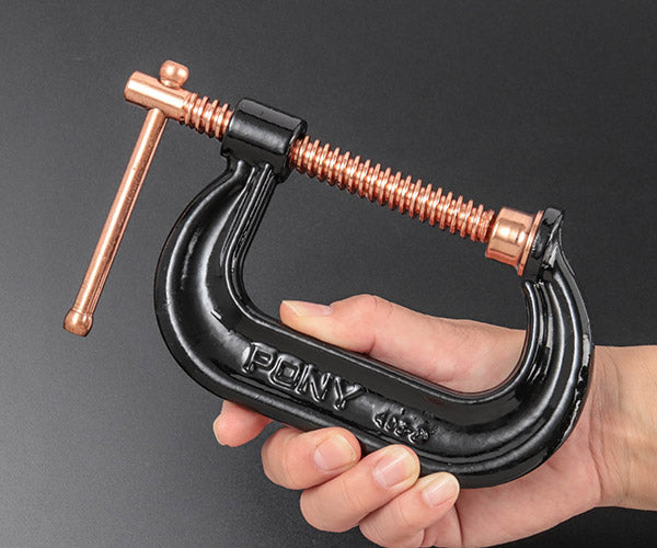 【ワケあり特価品】 (状態B) PONY 403-D PONY スチール カッパー Cクランプ 3インチ ポニー