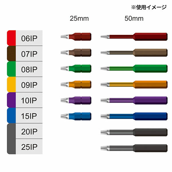 日本正規品 プロチ 2本組IPビットロング08IP (PRC-BIT-08IP-50)(4545301109077) PROCHI