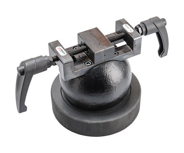 【12月の特価品】プロチ ボールフリーバイス 55mm PRH-BFV55(オカスギ UBB-4000 同等仕様・色違い) 万力 バイス 角度自在 口金開55mm 軽作業・卓上作業向け PROCHI