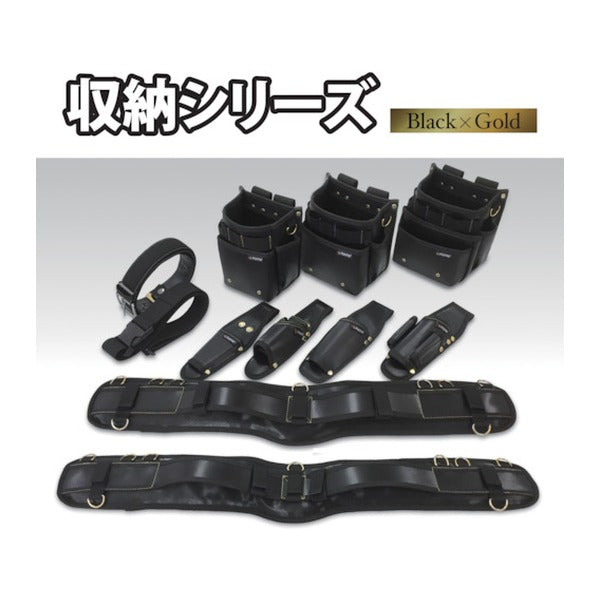 フジ矢 サポートベルトM(黒金)