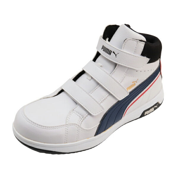 プーマ ヘリテイジ ミッドカット エアツイスト 2.0 No.63.204.0 PUMA ベルトモデル クレスト革調 PUモデル 安全靴 JSAA規格 A種 プロスニーカー ヘリテージ ミドルカット