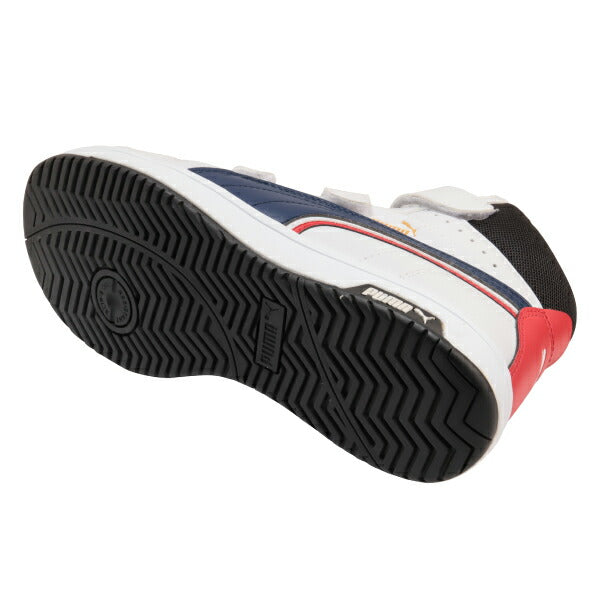 プーマ ヘリテイジ ミッドカット エアツイスト 2.0 No.63.204.0 PUMA ベルトモデル クレスト革調 PUモデル 安全靴 JSAA規格 A種 プロスニーカー ヘリテージ ミドルカット