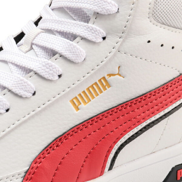 プーマ ヘリテイジ ミッドカット エアツイスト 2.0 No.63.208.0 PUMA シューレースタイプ クレスト革調 PUモデル 安全靴 JSAA規格 A種 プロスニーカー ヘリテージ ミドルカット