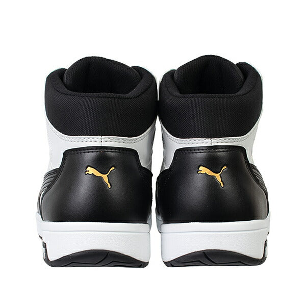 プーマ 安全靴 63.211.0 フロントコート ディスク ブラック ミッド FRONTCOURT DISC MID PUMA HERITAGE ヘリテイジ ディスクレーシングシステム