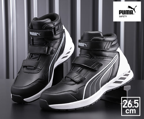 PUMA RIDER 2.0 BLACK MID ライダー 2.0・ブラック・ミッド No.63.352.0 26.5cm プーマ 安全靴 おしゃれ かっこいい 作業靴 スニーカー