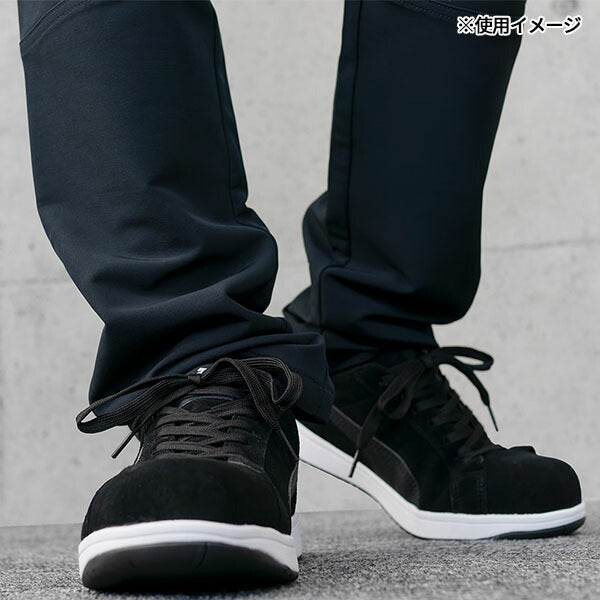 プーマ ヘリテイジ アイコニック・ブラック・ロー No.64.202.0 Heritage ICONIC LOW PUMA 安全靴 作業靴 安全スニーカー