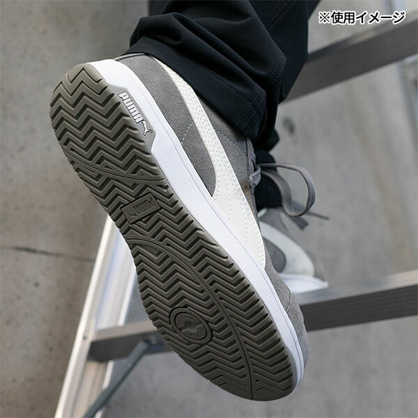 プーマ ヘリテイジ アイコニック・グレー・ロー No.64.203.0 Heritage ICONIC LOW PUMA 安全靴 作業靴 安全スニーカー