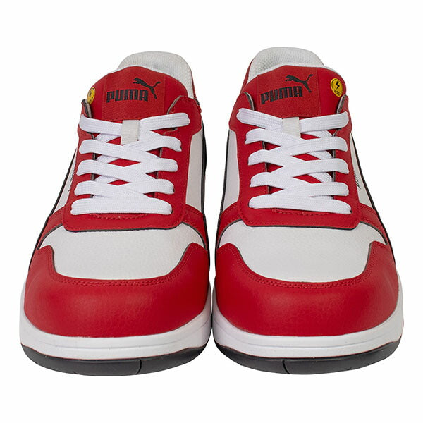 プーマ ヘリテイジ フロントコート・レッド・ロー No.64.208.0 Heritage FRONTCOURT LOW PUMA 安全靴 作業靴 安全スニーカー