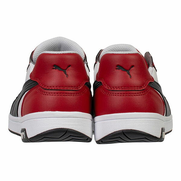 プーマ ヘリテイジ フロントコート・レッド・ロー No.64.208.0 Heritage FRONTCOURT LOW PUMA 安全靴 作業靴 安全スニーカー