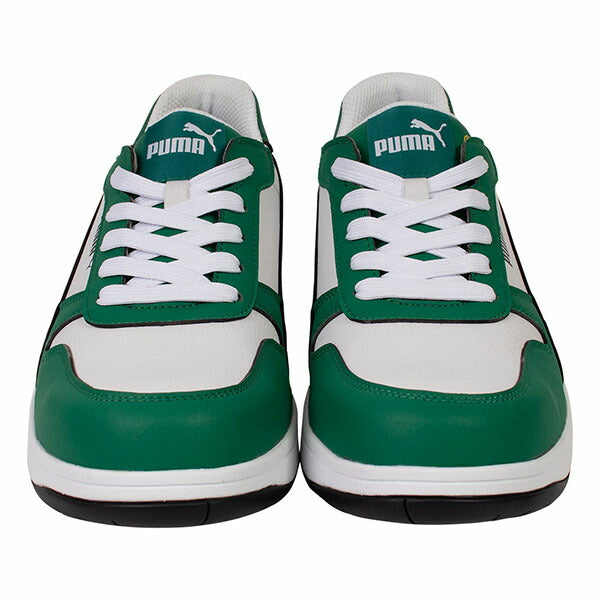 プーマ ヘリテイジ フロントコート・グリーン・ロー No.64.209.0 Heritage FRONTCOURT LOW PUMA 安全靴 作業靴 安全スニーカー