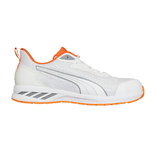 プーマ 安全靴 64.404.0 グライド ホワイト ロー PUMA GLIDE WHITE LOW 軽量 衝撃吸収 先芯入り JAPAN ATHLETIC