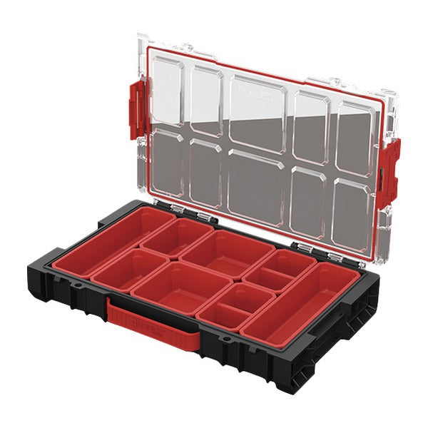 日本正規品 キューブリック PRO オーガナイザー 100 S 5L パーツケース カップ8個 IP54 モジュール連結 (ORGQPRO100CZAPG003)(5901238254393) QBRICK