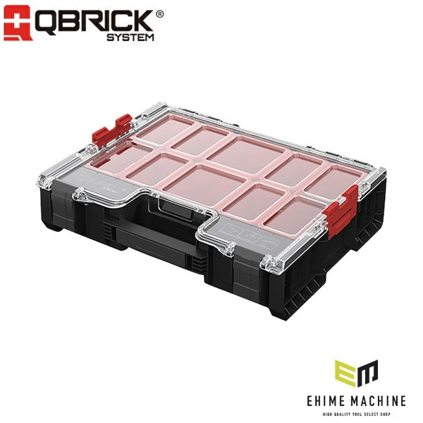 日本正規品 キューブリック PRO オーガナイザー 300 L 9L パーツケース カップ8個 IP54 モジュール連結 (ORGQPRO300CZAPG003)(5901238254416) QBRICK