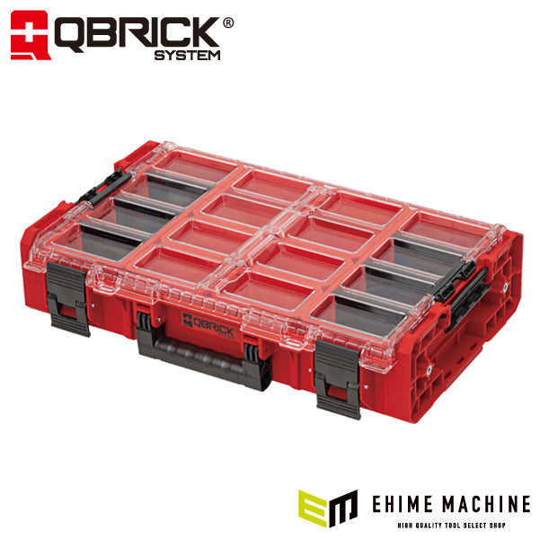 キューブリック 5901238256212 超耐久オーガナイザー XL 2.0 容量13.5L 幅582x高さ131mm QBRICK ORGQXL2CCZEPG003 QS1 ONE Organizer XL2.0 Red