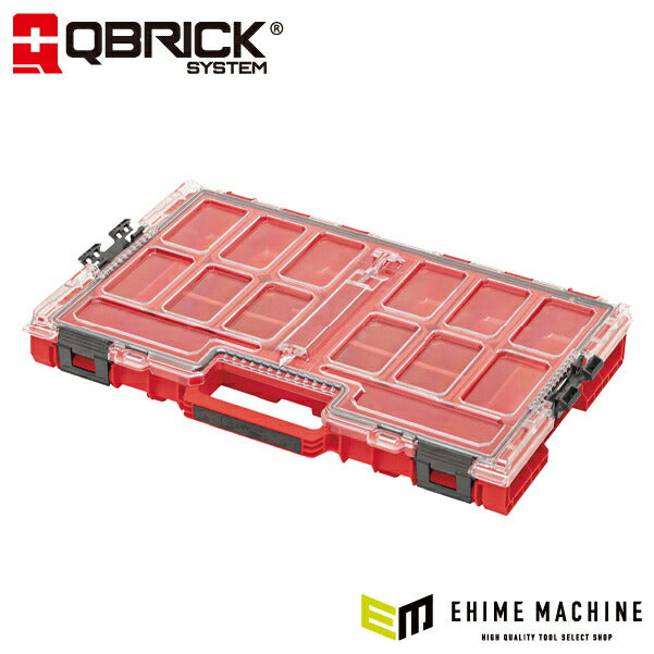 【11月の特価品】キューブリック 5901238256595 超耐久オーガナイザー L 2.0 容量6L 幅531x高さ77mm QBRICK ORGQL2CZEPG003 QS1 ONE Organizer L 2.0 Red