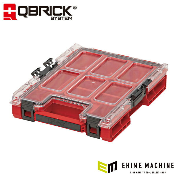 キューブリック 5901238256618 超耐久オーガナイザー M 2.0 容量2.5L 幅264x高さ77mm QBRICK ORGQM2CZEPG003 QS1 ONE Organizer M 2.0 Red