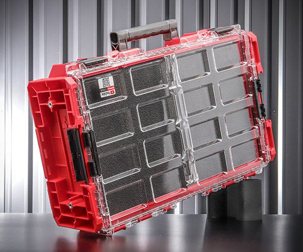 キューブリック 5901238257172 超耐久オーガナイザー XXL 2.0 容量19.5L 幅582x高さ172mm QBRICK ORGQ2XLFCZEPG003 QS1 ONE Organizer 2XL2 Insert Red