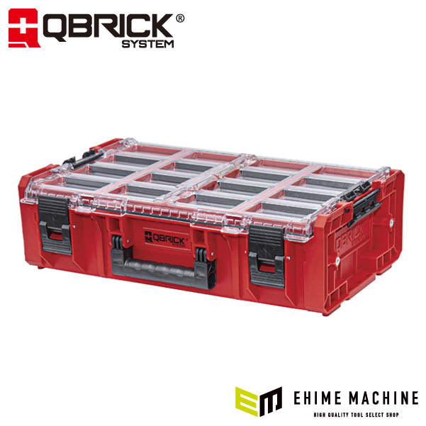 キューブリック 5901238257172 超耐久オーガナイザー XXL 2.0 容量19.5L 幅582x高さ172mm QBRICK ORGQ2XLFCZEPG003 QS1 ONE Organizer 2XL2 Insert Red