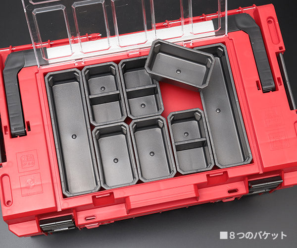 キューブリック 5901238258278 超耐久IP66 ツールボックス エキスパート M 大容量38L QBRICK SKRQ350E2CCZEPG003 QS1 ONE 350 2.0 EXPERT Red