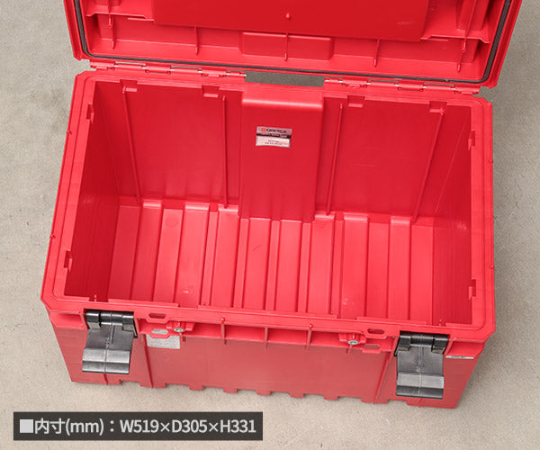 【1月の特価品】キューブリック 5901238258292 超耐久IP66 ツールボックス エキスパート L 超大容量52L QBRICK SKRQ450E2CCZEPG003 QS1 ONE 450 2.0 EXPERT Red