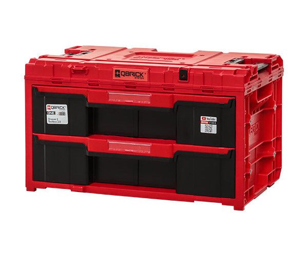 【11月の特価品】キューブリック 5901238259749 超耐久IP66 2段引出しツールボックス 容量14.5Lx2段 QBRICK SKRQONED2CZEPG003 QS1 ONE DRAWER2 TOOLBOX2.0