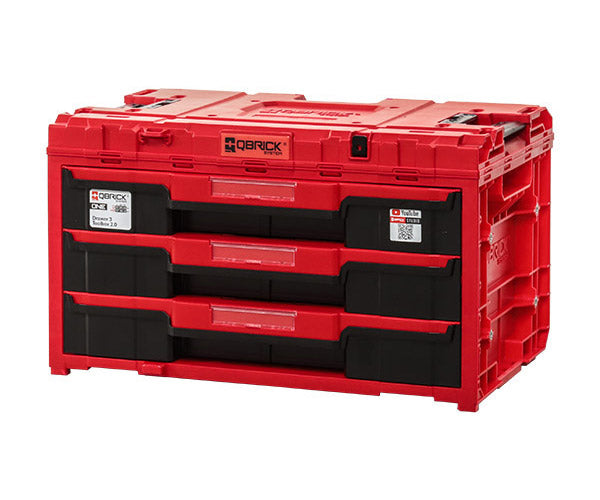【11月の特価品】キューブリック 5901238259763 超耐久IP66 3段引出しツールボックス 容量9Lx3段 QBRICK SKRQONED3CZEPG003 QS1 ONE DRAWER3 TOOLBOX2.0