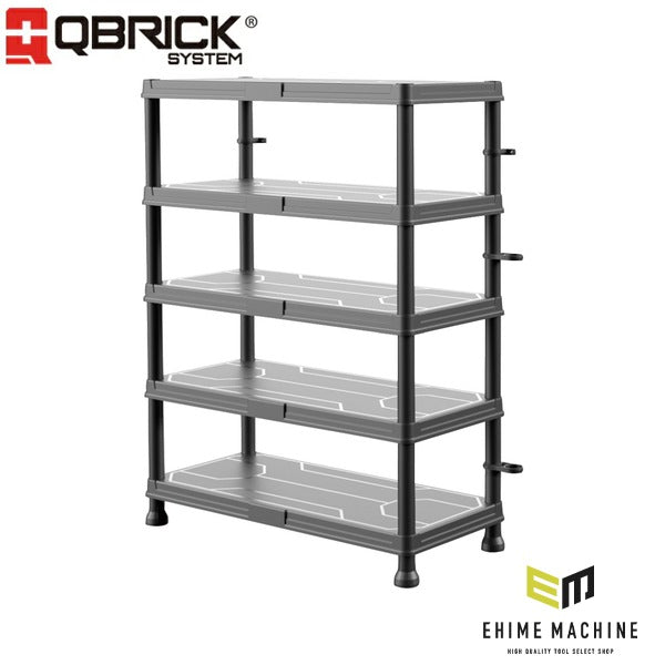日本正規品 キューブリック Regular ワークショップシェルフ 5段 幅740×奥行320mm 棚 耐荷重25kg/段 (REGQRS74325LCZAPG001)(5901238263302) QBRICK